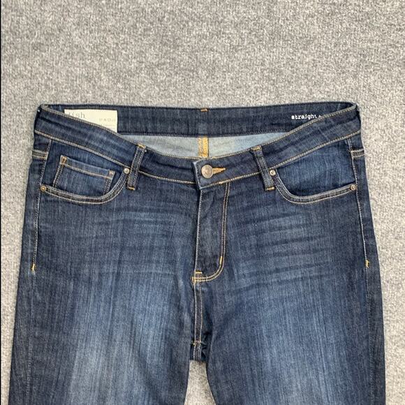 Dish Jeans Womens 30 Performance Denim Straight And Narrow Mid Rise 5 Pocket - Picture 3 of 12
